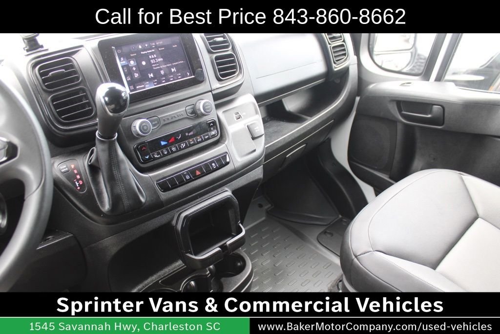 Used 2025 Bright White Clearcoat Ram High Roof image 22