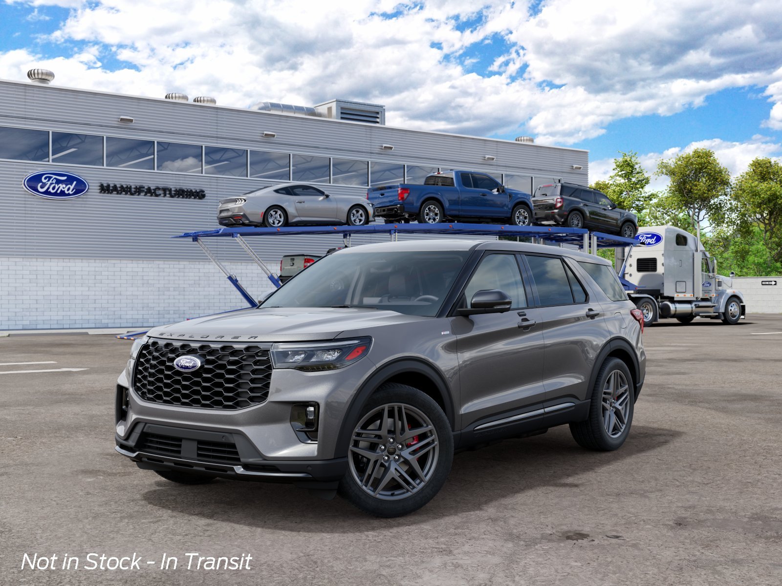 New 2027 Carbonized Gray Metallic Ford ST-Line image 3