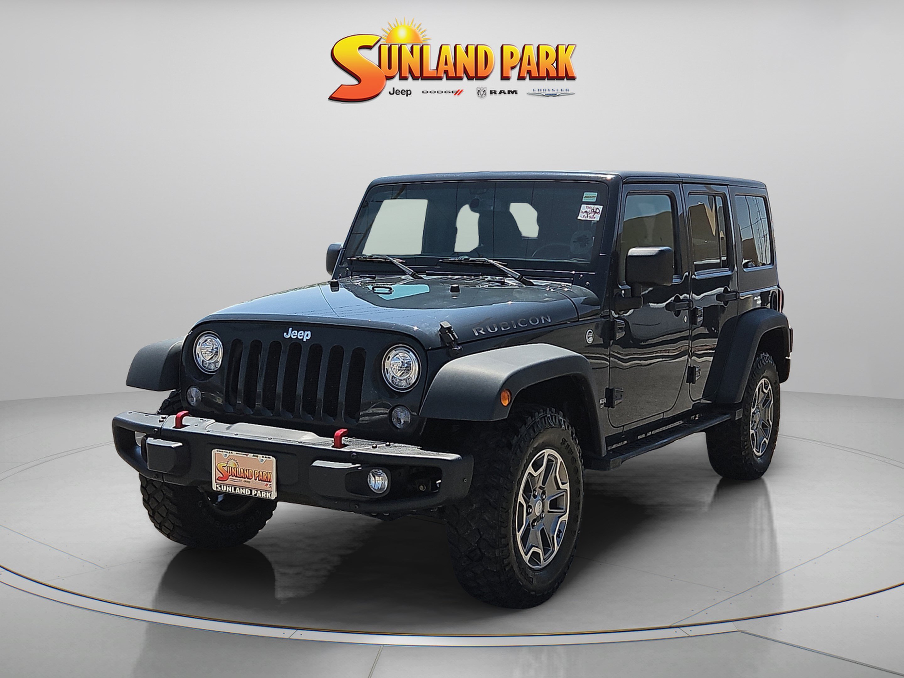 Used 2017 Rhino Clearcoat Jeep Unlimited Rubicon image 2