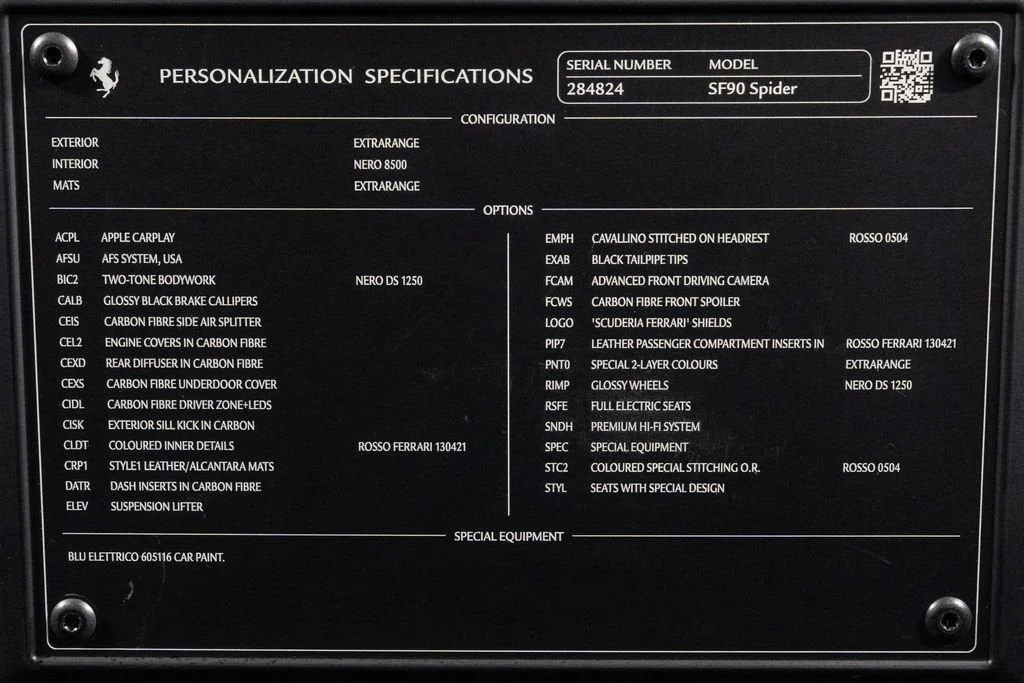 Used 2022 Extra Sample Ferrari Base image 11