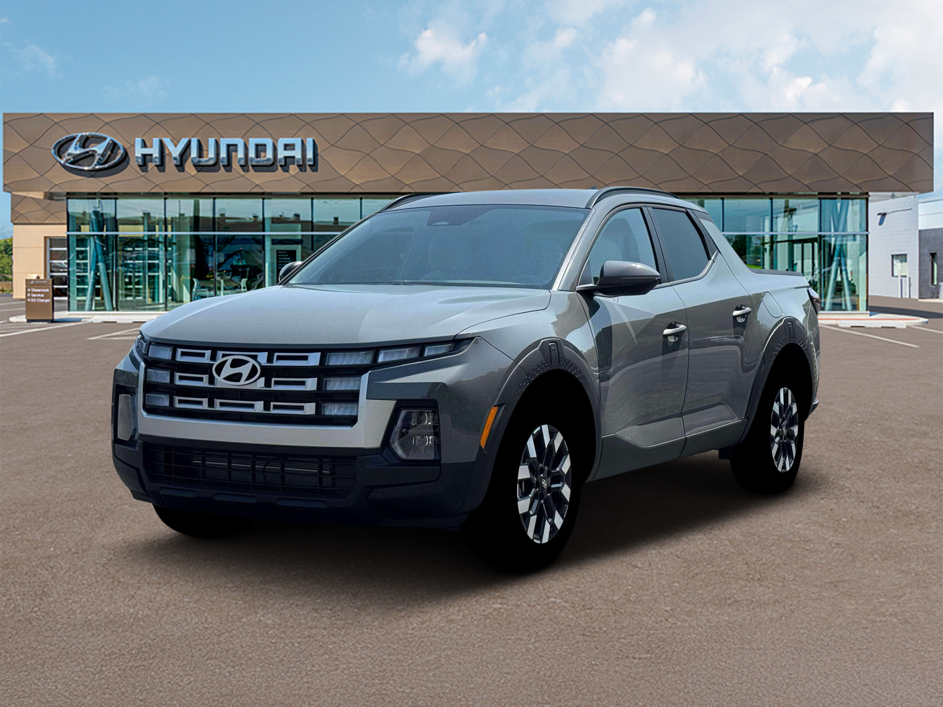 New 2026 Gray Hyundai SEL AWD image 1