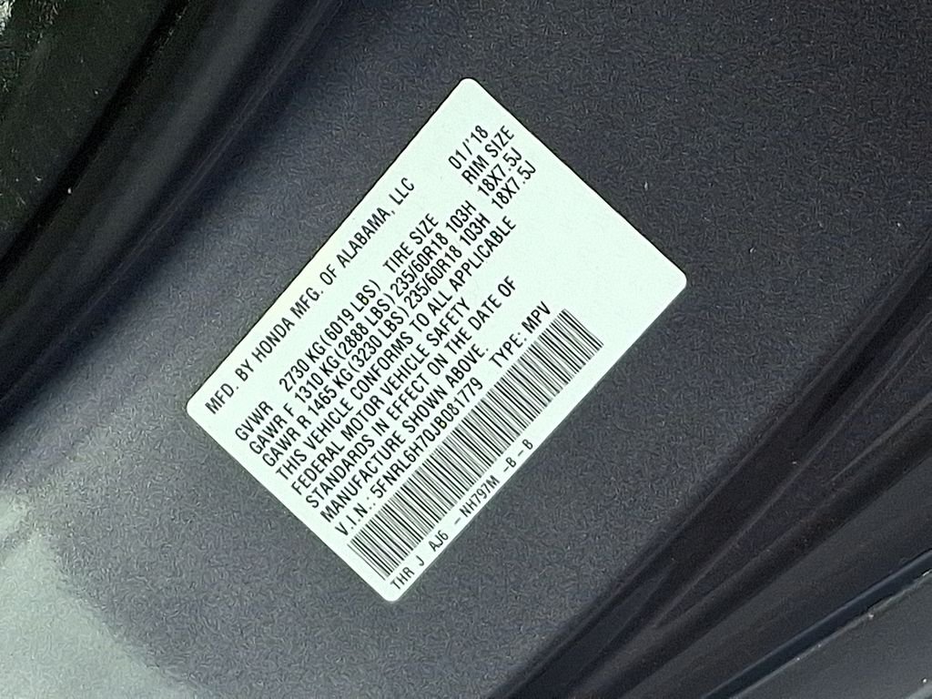 2018 Honda Odyssey EX-L - Photo 32