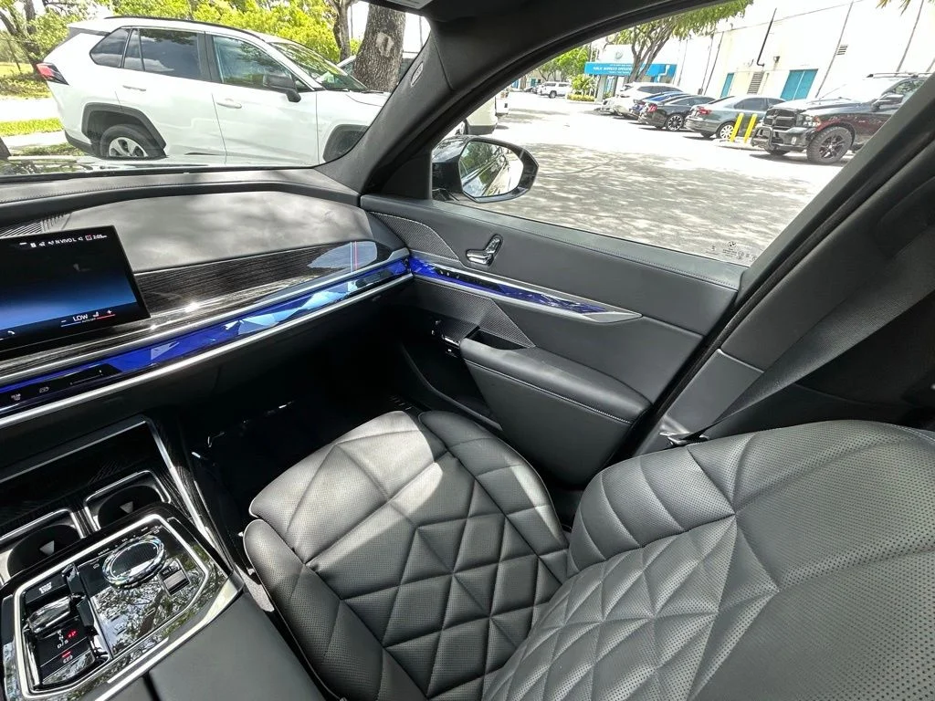 Certified Used 2025 Black BMW 740i xDrive image 11