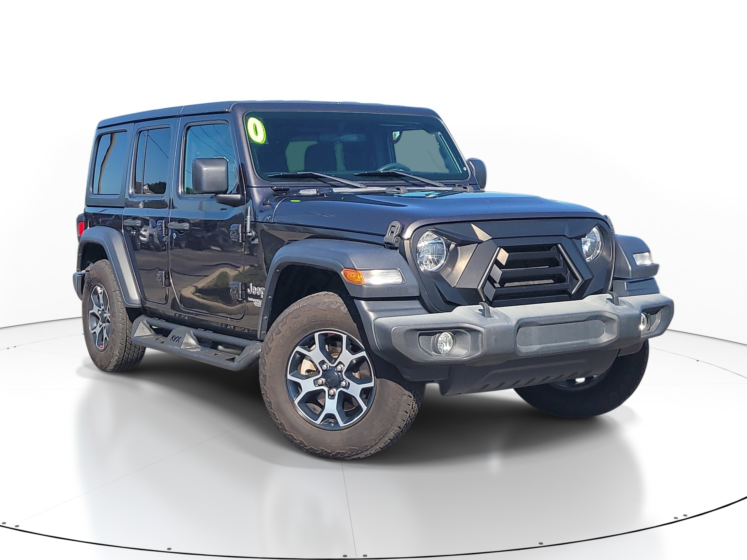 Used 2020 Granite Crystal Metallic Clearcoat Jeep Sport image 1