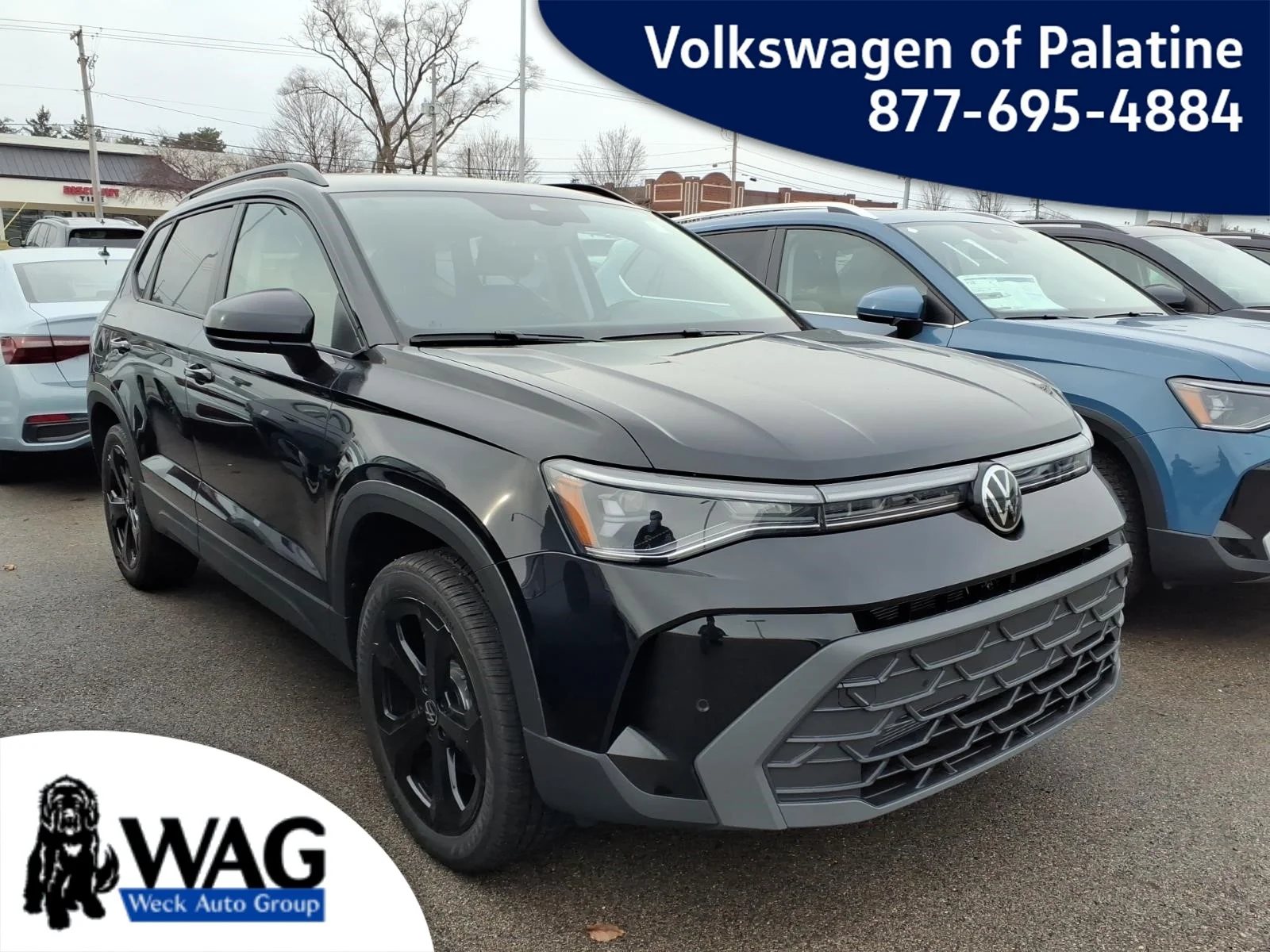 New 2026 Deep Black Pearl Volkswagen SE BLACK 4MOTION image 1