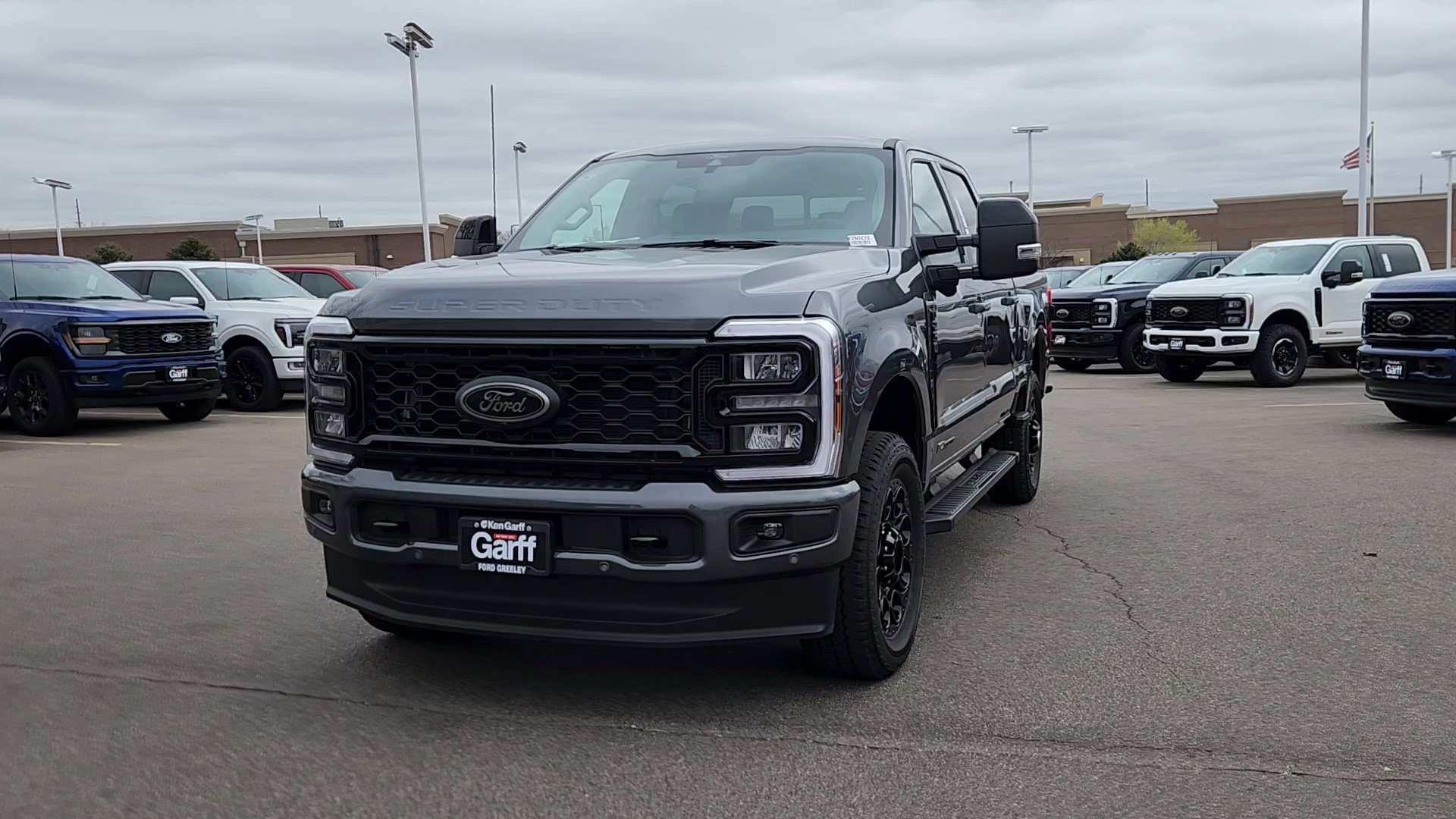 New 2026 Carbonized Gray Metallic Ford LARIAT image 3