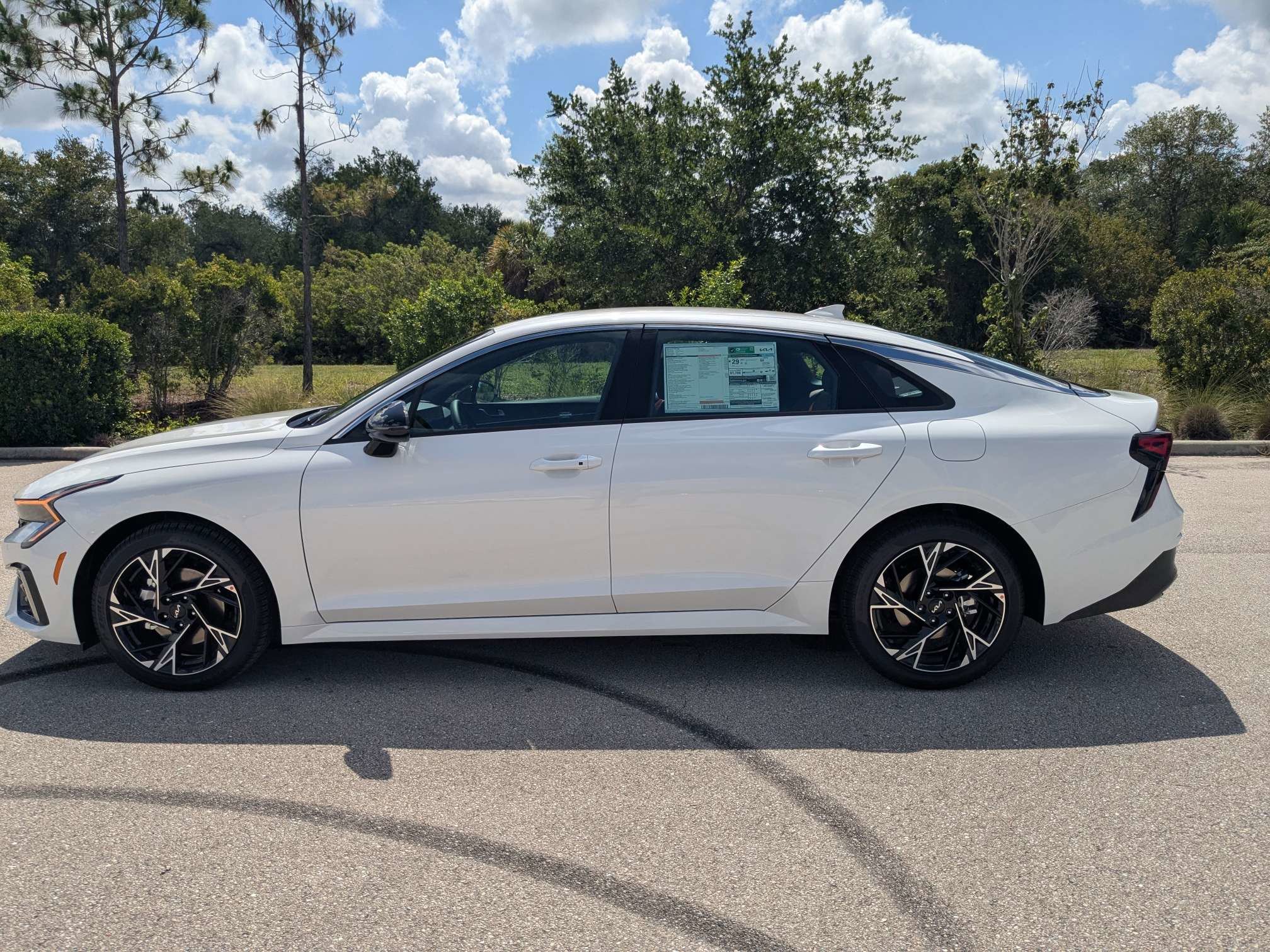New 2026 Snow White Pearl Kia GT-Line FWD image 8