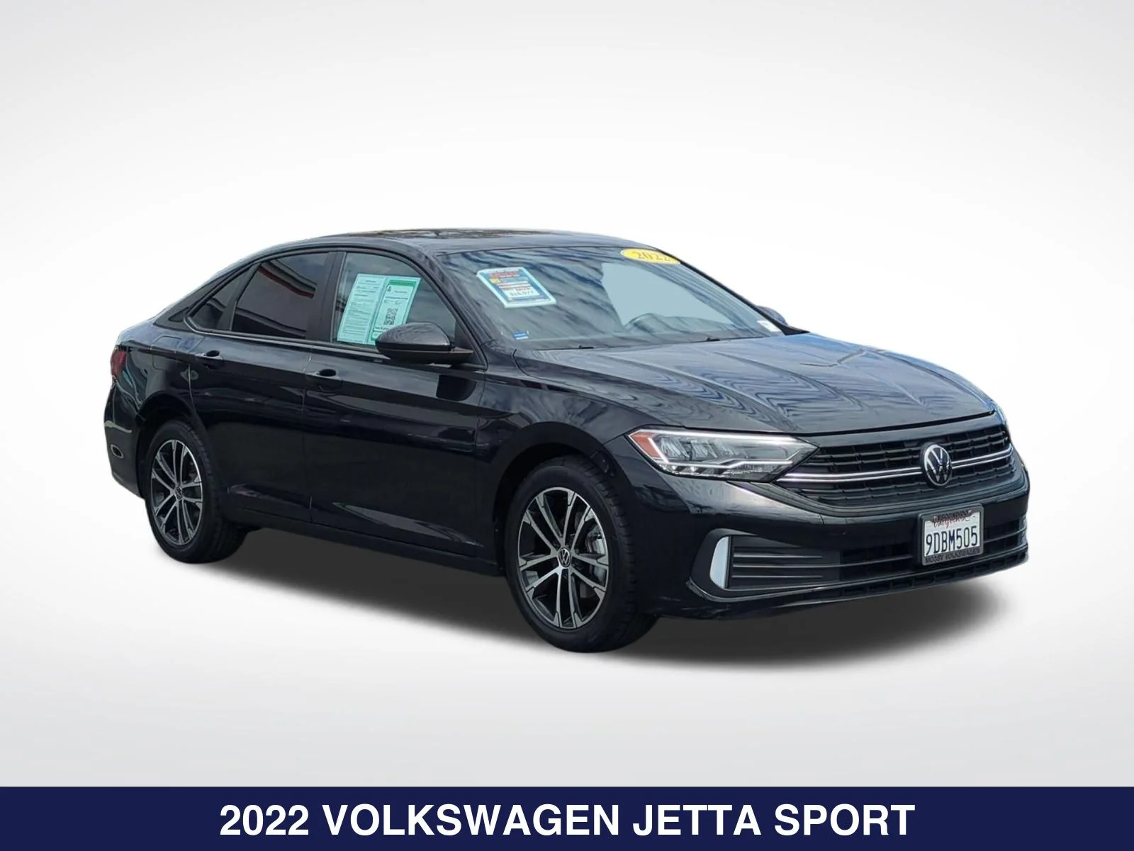 Used 2022 Black Volkswagen 1.5T Sport image 2