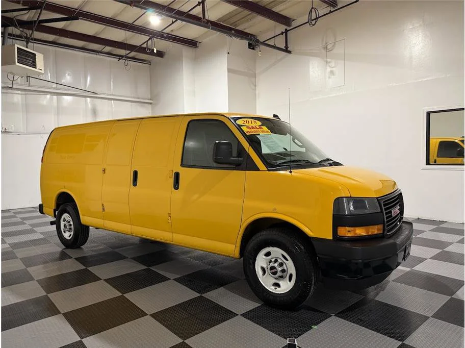Certified Used 2018 Special Paint GMC Extended Van 3D image 1