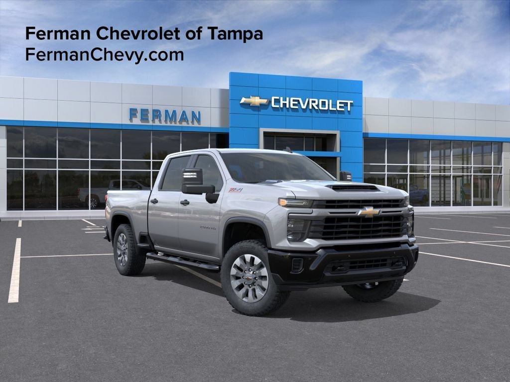New 2026 Sterling Gray Metallic Chevrolet Custom image 1