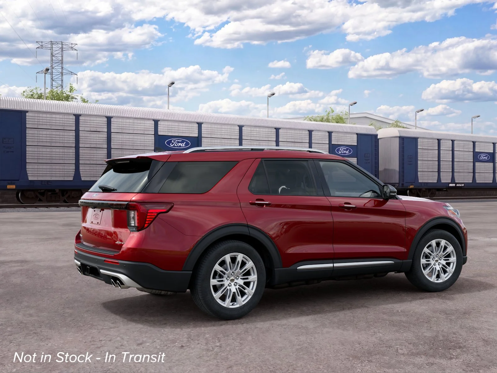 New 2027 Red Ford 4DR 4WD PLTNM image 6