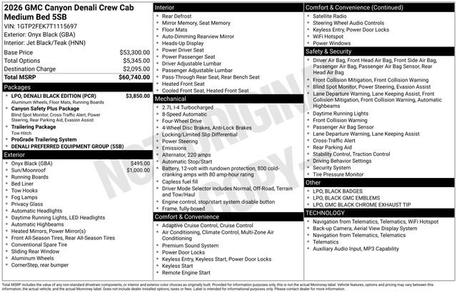 Certified Used 2026 Black GMC Denali image 26
