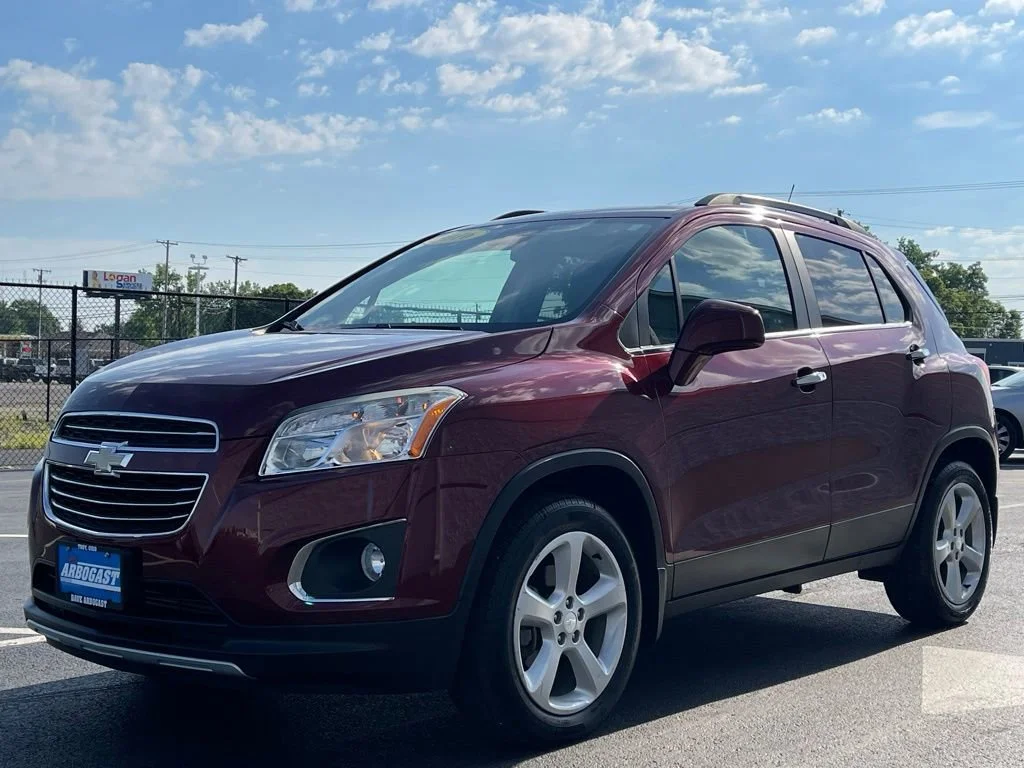 Used 2016 CRIMSON METALLIC Chevrolet LTZ image 2