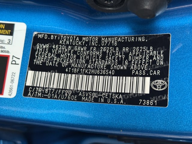 Used 2017 Blue Toyota SE image 28