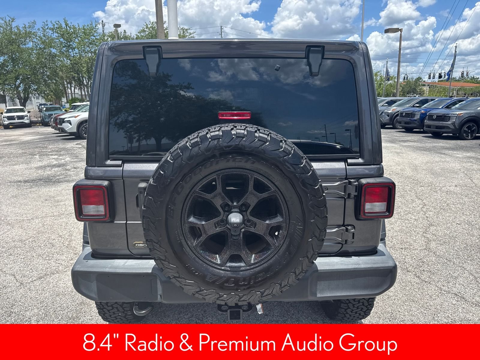 Used 2020 Gray Jeep Unlimited Sport image 7