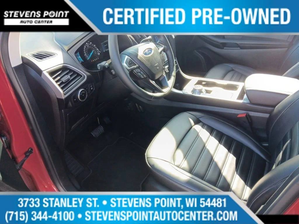 Used 2023 Rapid Red Metallic Tinted Clearcoat Ford SEL image 17