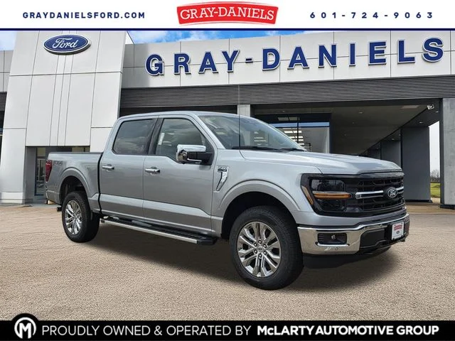 New 2026 Iconic Silver Metallic Ford XLT image 1