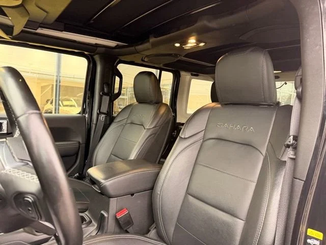 Used 2022 Black Clearcoat Jeep Unlimited Sahara 4xe image 12