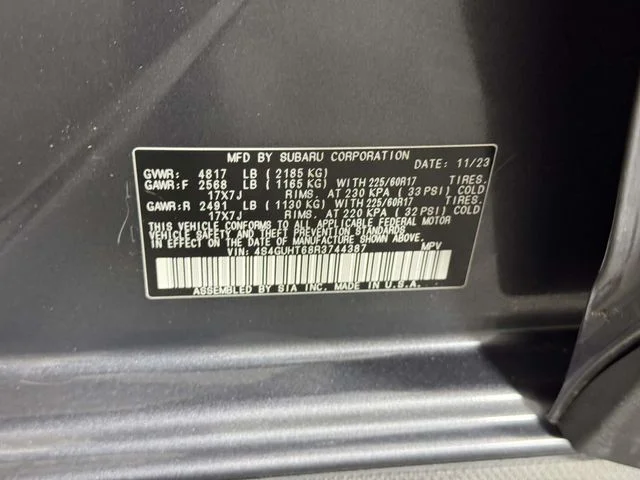 Certified Used 2024 Gray Subaru Wilderness image 16