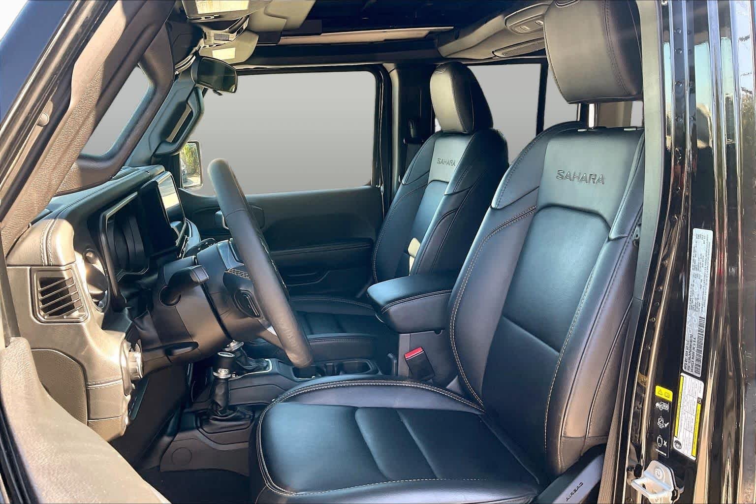 Used 2024 Black Clearcoat Jeep Sahara image 8