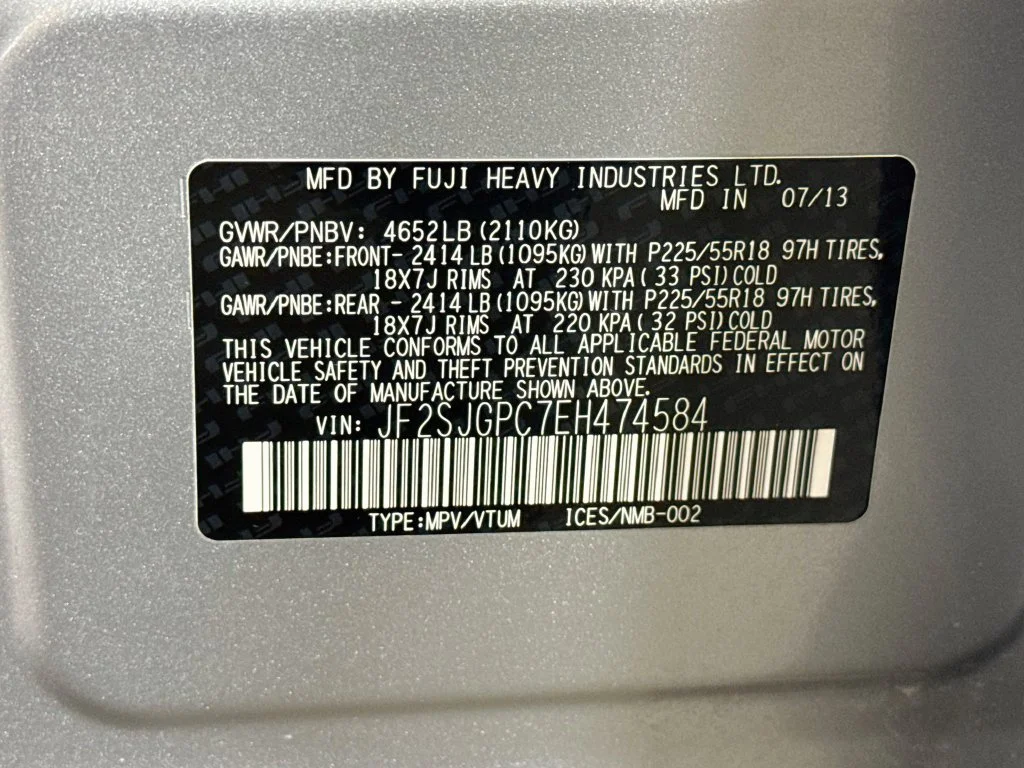 Used 2014 Silver Subaru 2.0XT Touring image 41