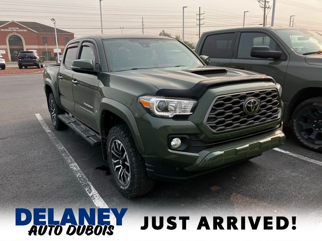 Used 2021 Green Toyota TRD Sport image 1