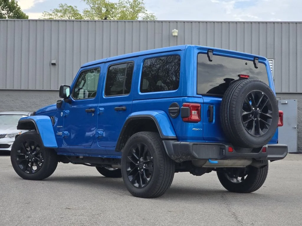 Used 2024 Blue Jeep Sahara 4xe image 14