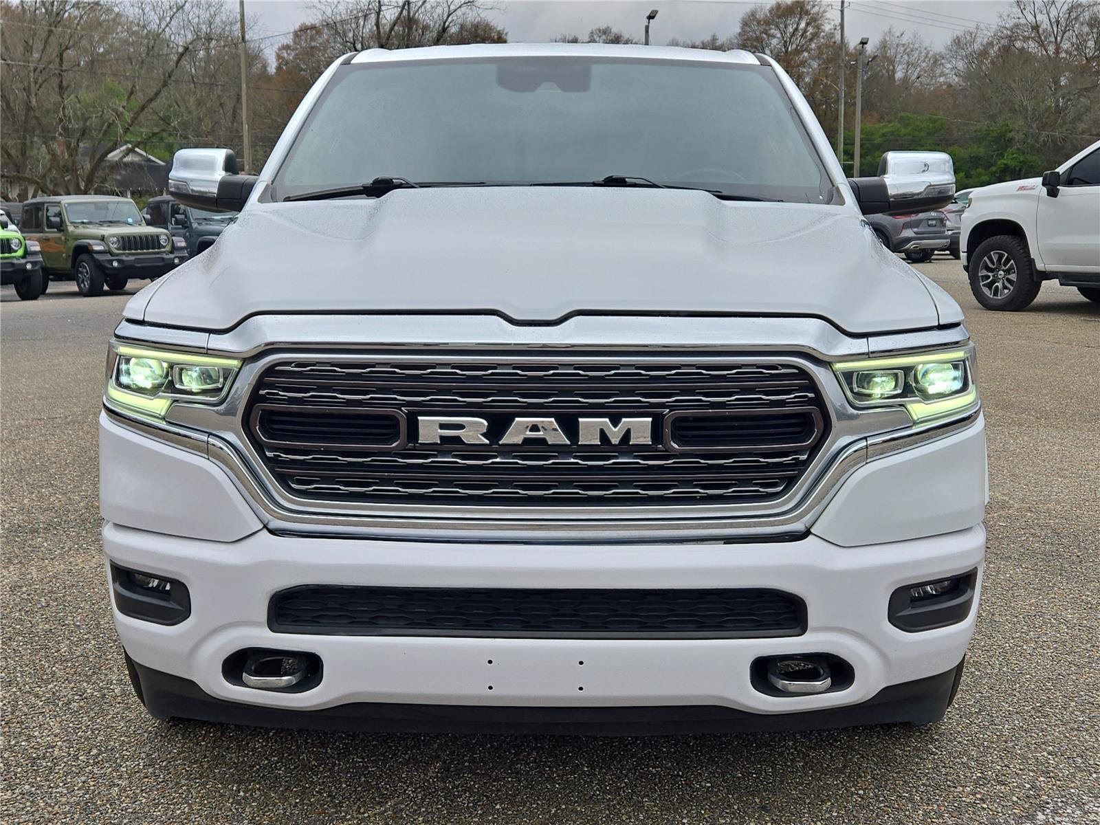 Used 2023 Bright White Clearcoat Ram Limited image 2