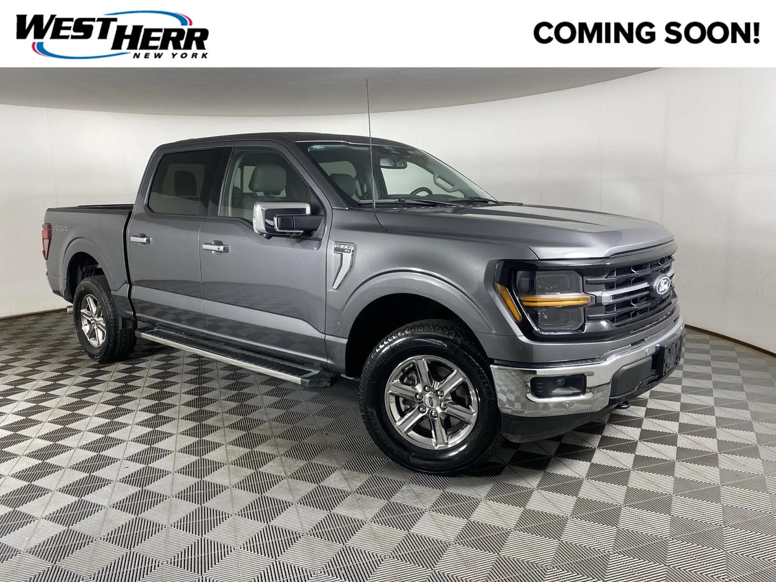 Used 2024 Carbonized Gray Ford XLT image 1