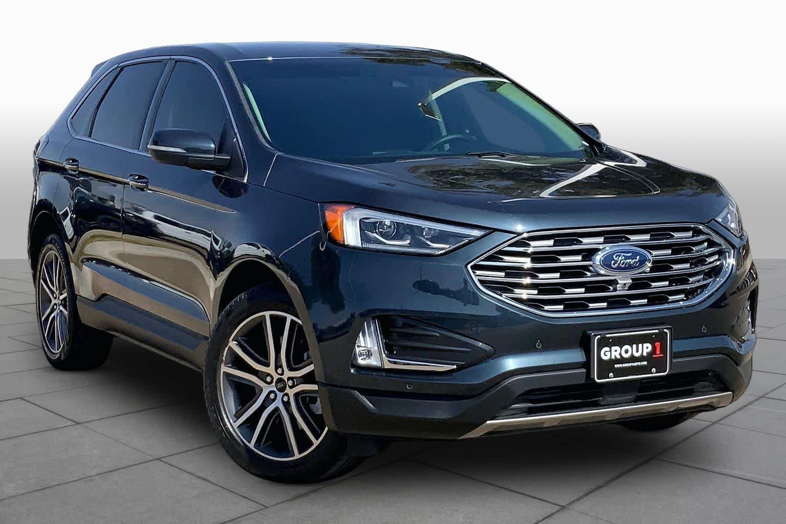 Certified Used 2024 Stone Blue Metallic Ford Titanium image 3