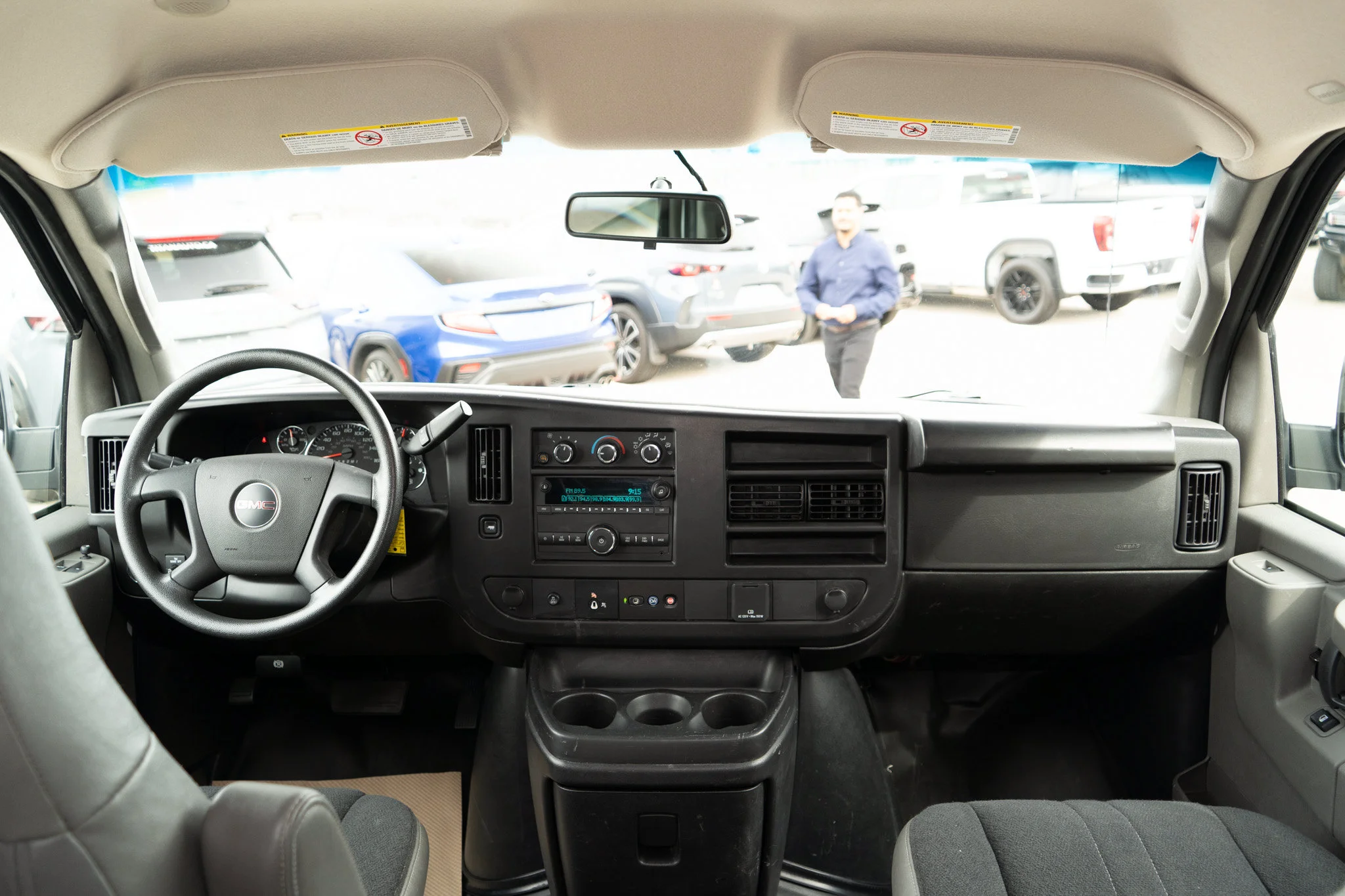 Certified Used 2023 Summit White GMC Cargo*135in WB | Summit White | Rubber Lined Flooring | Htd Mirrors | 239.4 cuft Capacity image 14