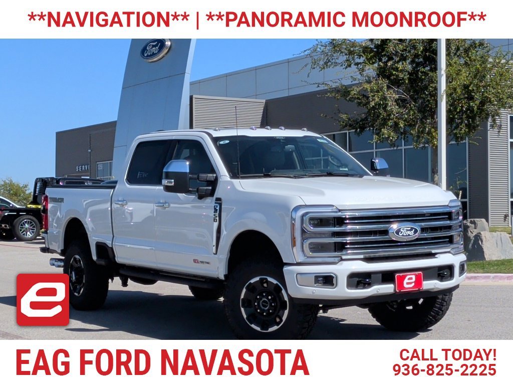 New 2027 Star White Metallic Tri-Coat Ford F-250® Platinum® image 1