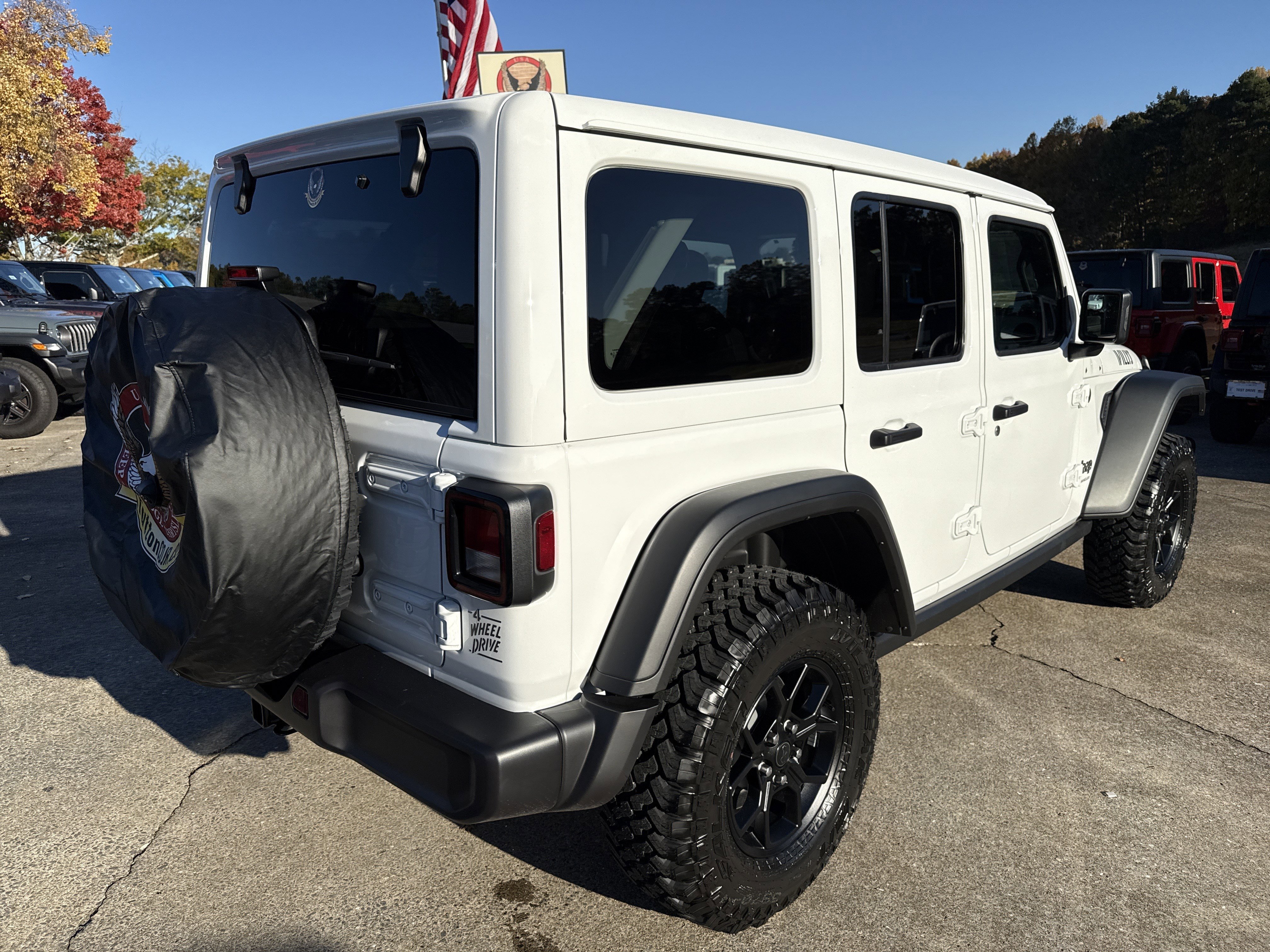 New 2026 Bright White Clear-Coat Exterior Paint Jeep Willys image 7