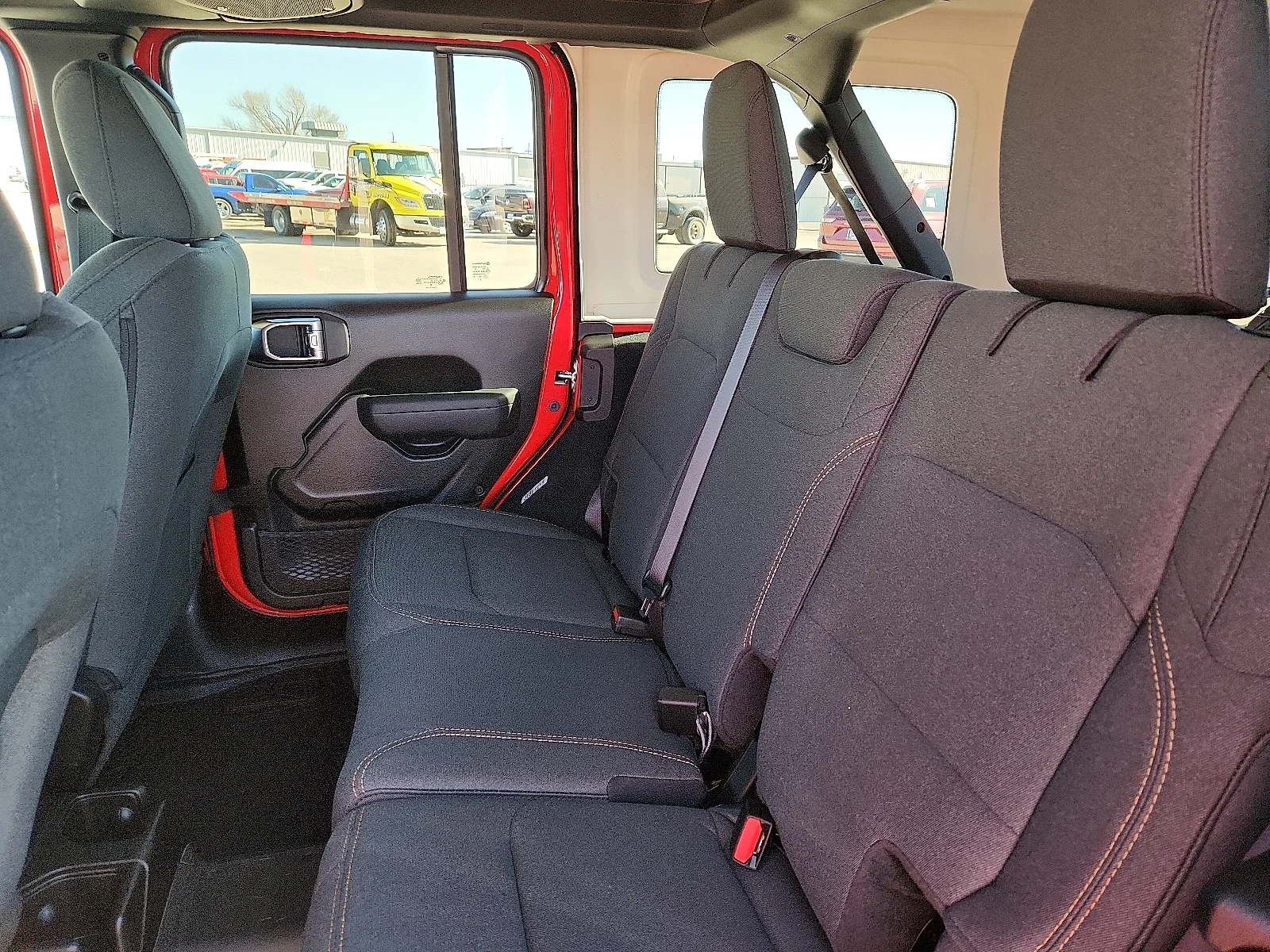 New 2026 Firecracker Red Clear-Coat  Paint Jeep 4-DOOR SPORT S image 10