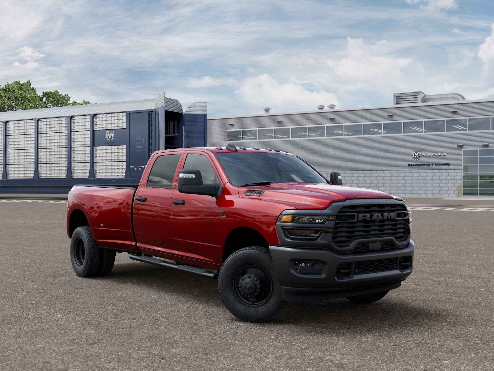 New 2026 Molten Red Pearl-Coat Exterior Paint RAM Tradesman image 31