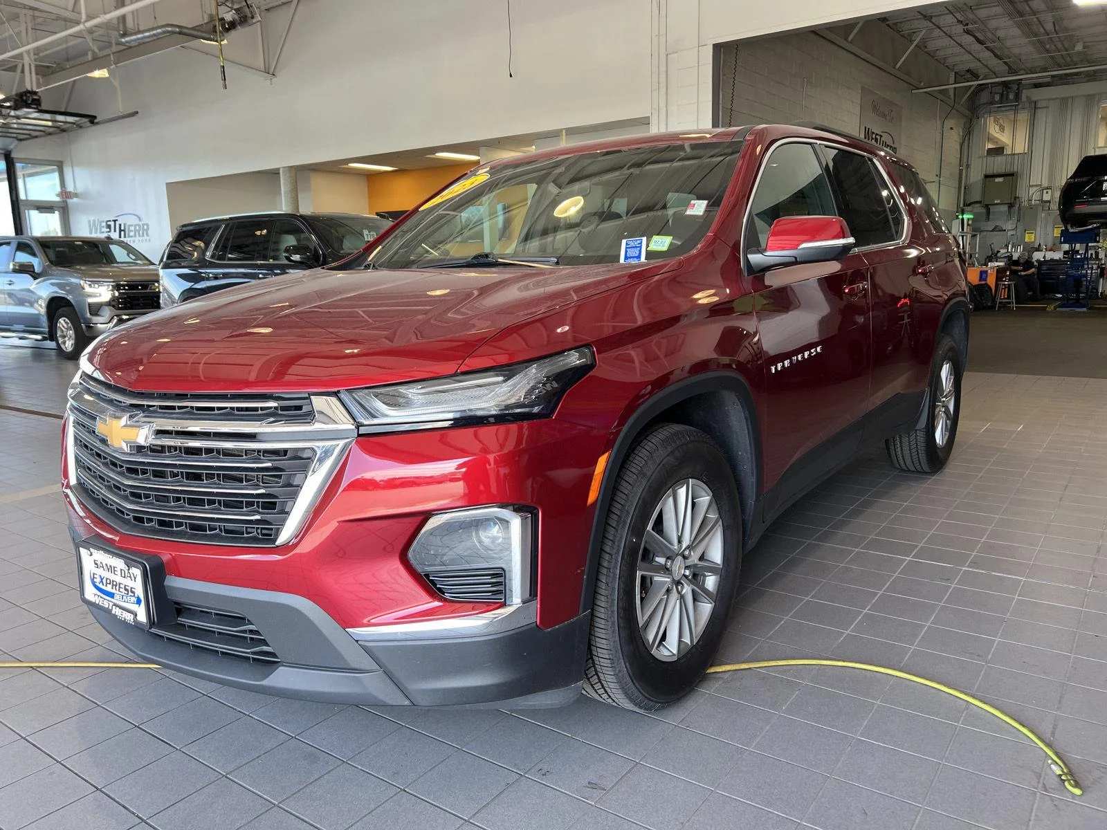 Used 2023 Radiant Red Tintcoat Chevrolet LT Cloth image 4