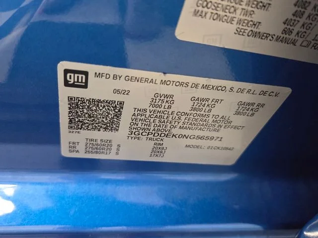 Used 2022 Blue Chevrolet LT image 20