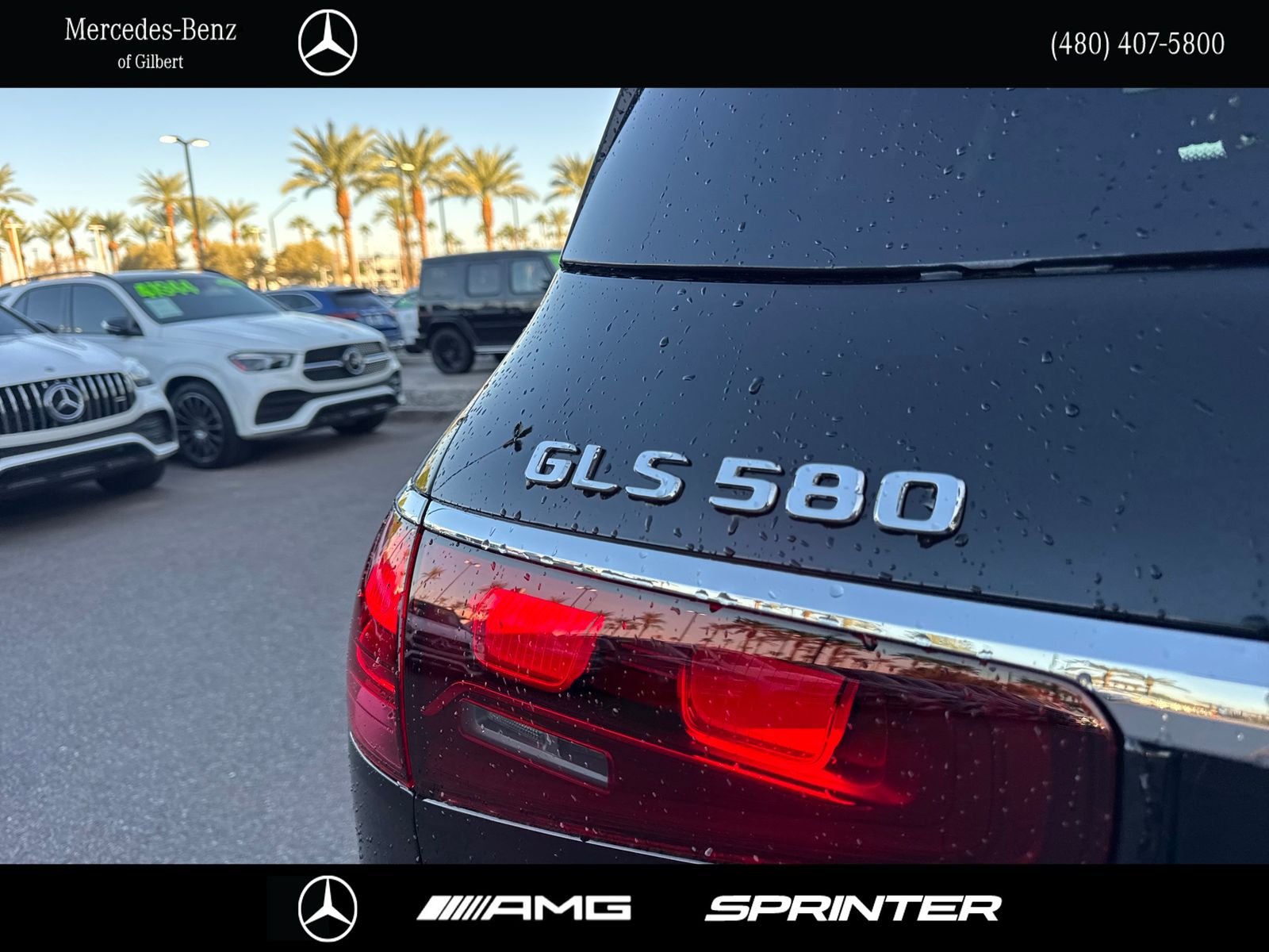 New 2026 Obsidian Black Metallic Mercedes-Benz GLS 580 image 6