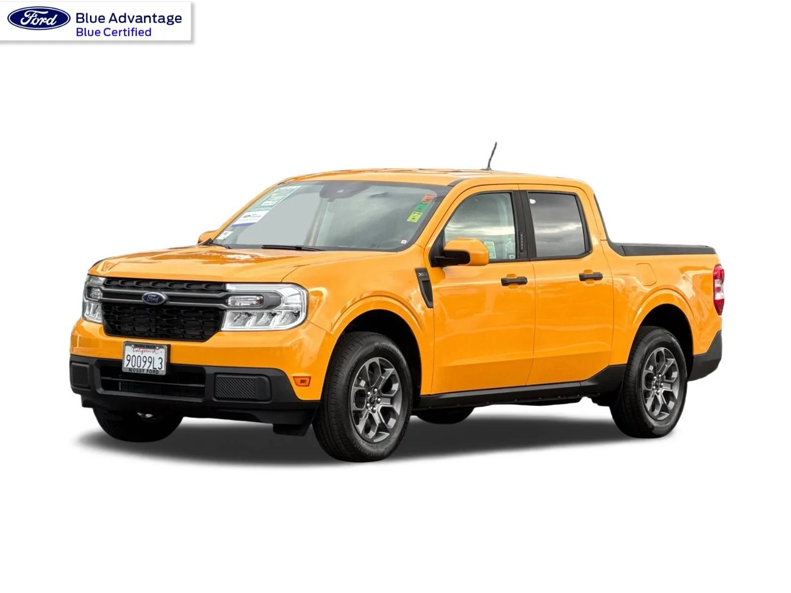 Certified Used 2022 Orange Ford XLT image 1