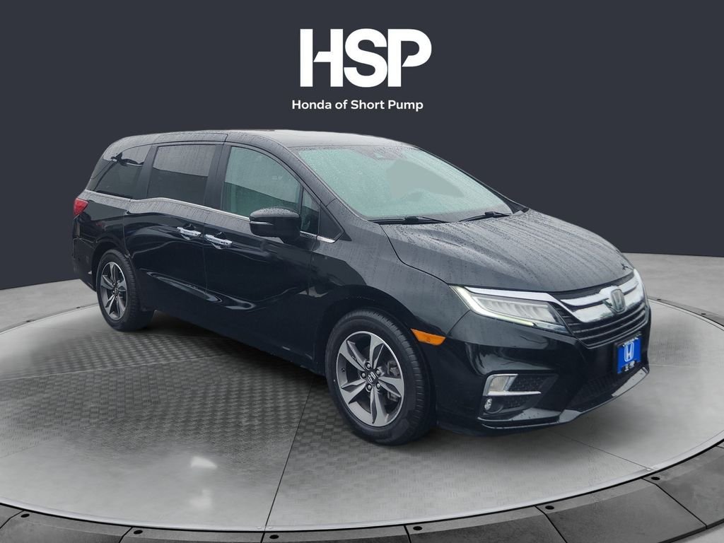 Used 2018 Crystal Black Pearl Honda Touring image 7