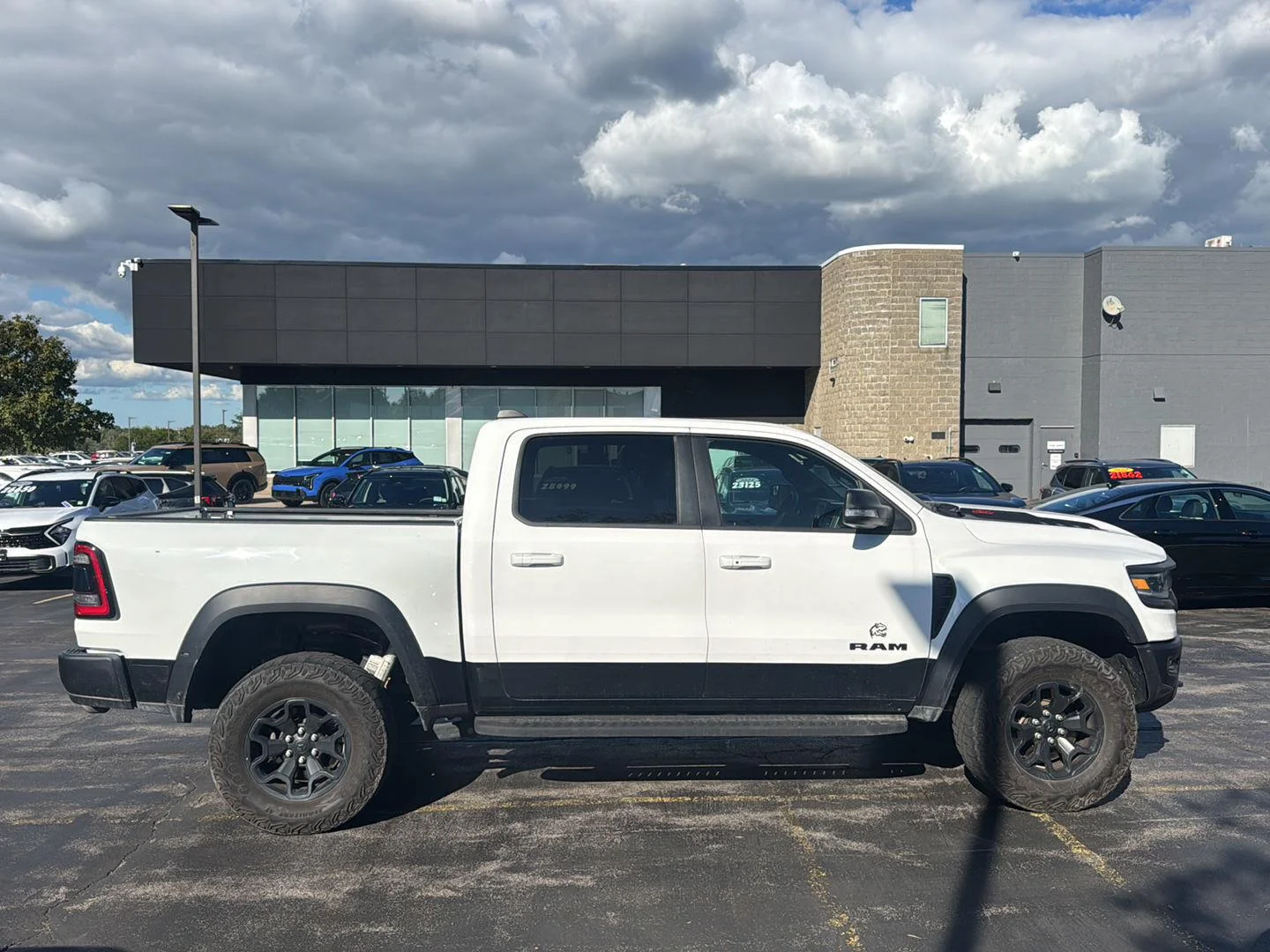 Used 2021 Bright White Clearcoat Ram TRX image 10
