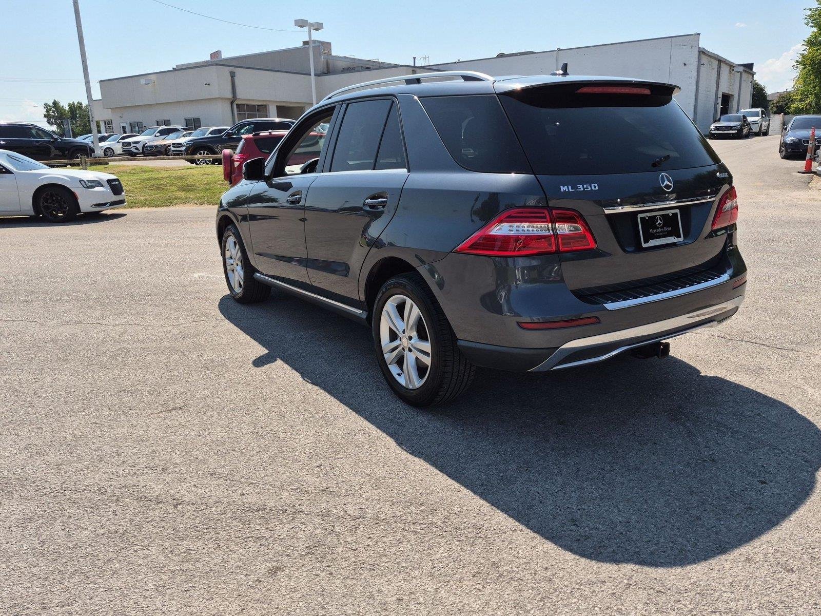Used 2015 Steel Gray Metallic Mercedes-Benz ML 350 image 3