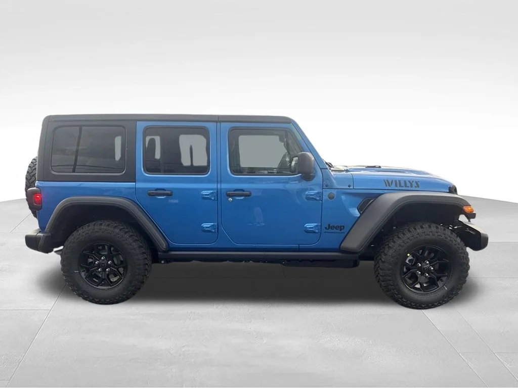 New 2026 Hydro Blue Pearl-Coat Exterior Paint Jeep Willys image 2