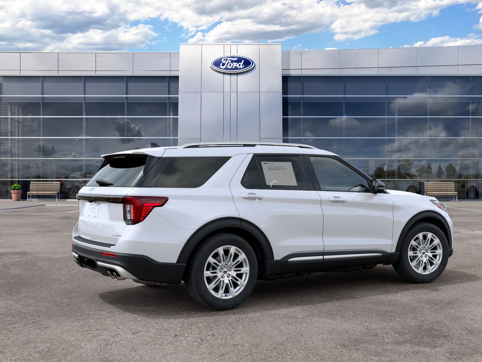 New 2027 Star White Metallic Tri-Coat Ford Platinum™ image 6