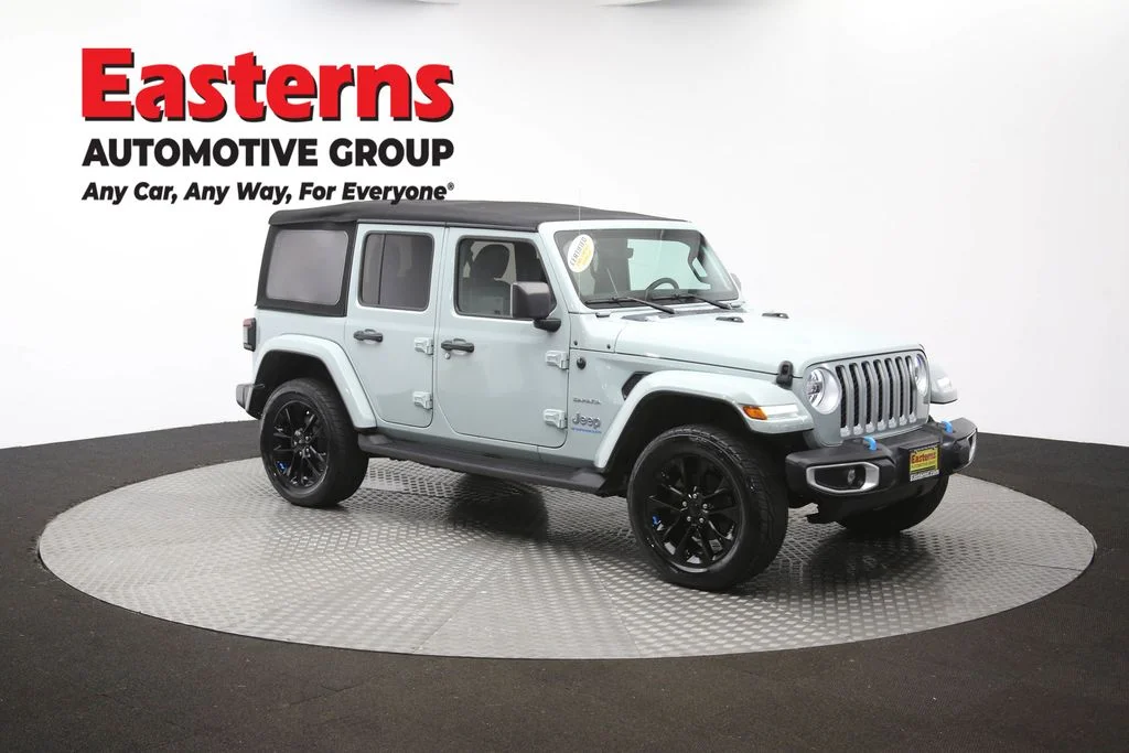 Used 2023 Gray Jeep Sahara 4xe image 48