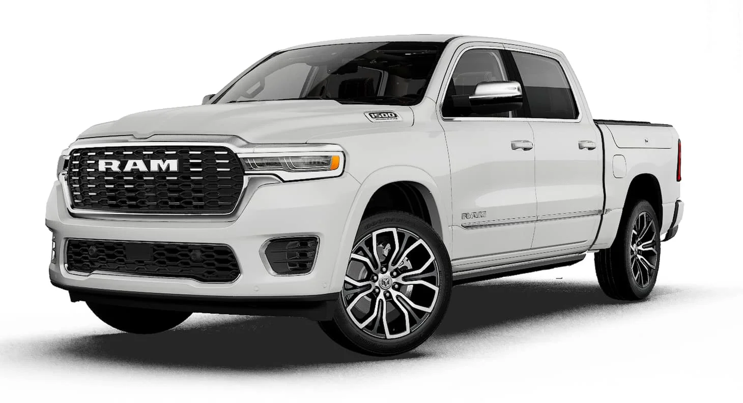 New 2027 Bright White Clear-Coat Exterior Paint RAM Tungsten image 1