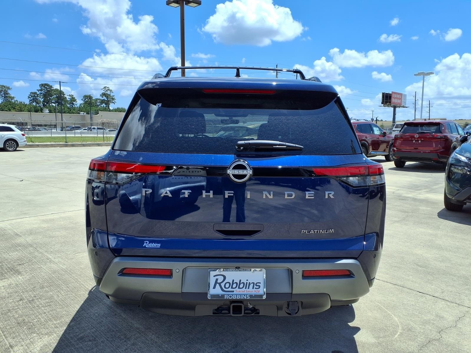 2026 Nissan Pathfinder Platinum Blue at Robbins Nissan
