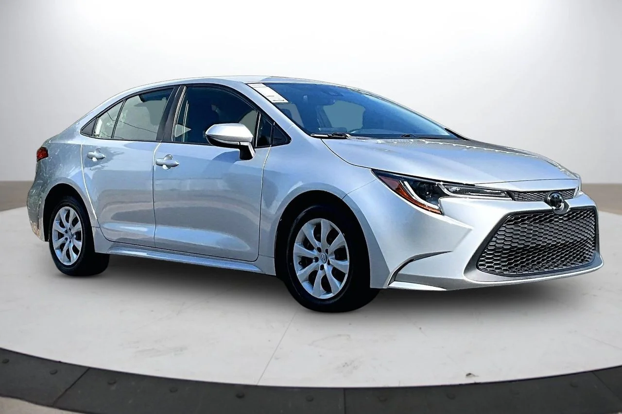 Certified Used 2022 Silver Toyota LE image 2