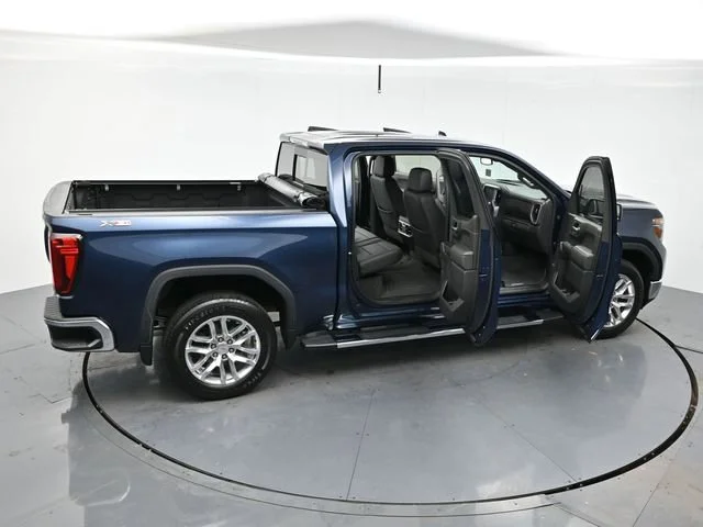Used 2021 PACIFIC BLUE METALLIC GMC SLT image 42
