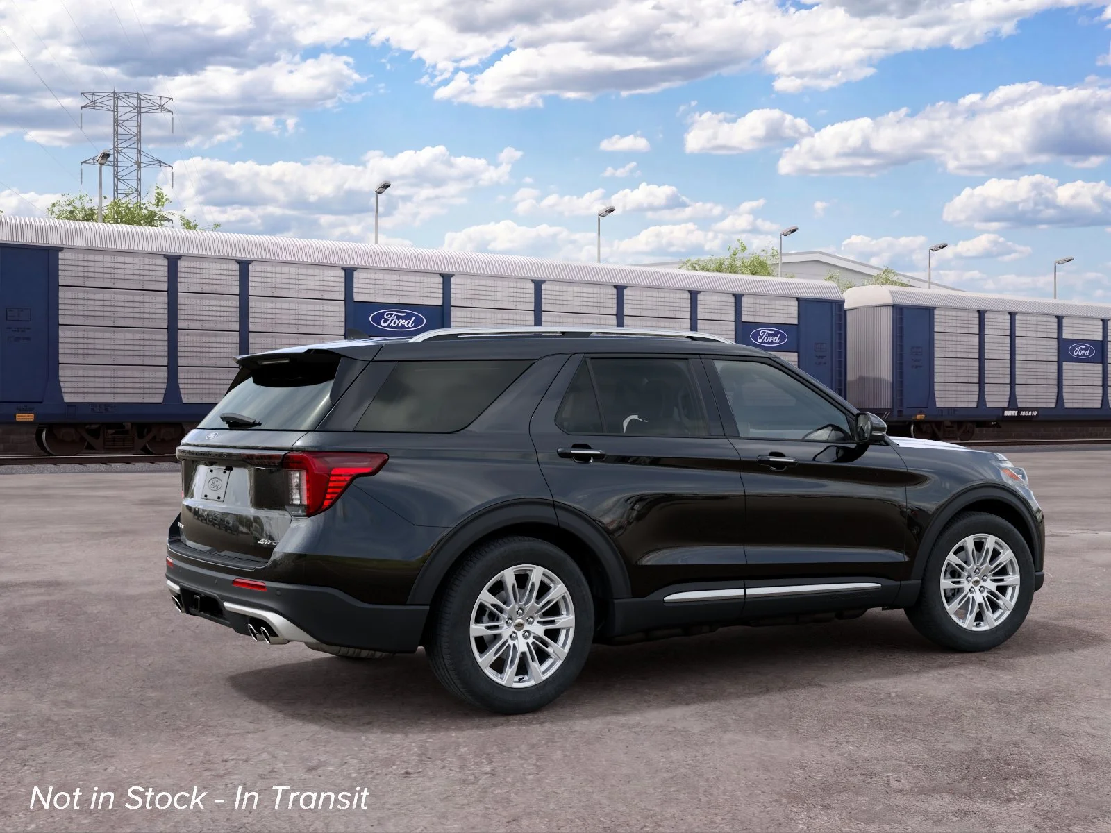 New 2027 Agate Black Metallic Ford Platinum image 6